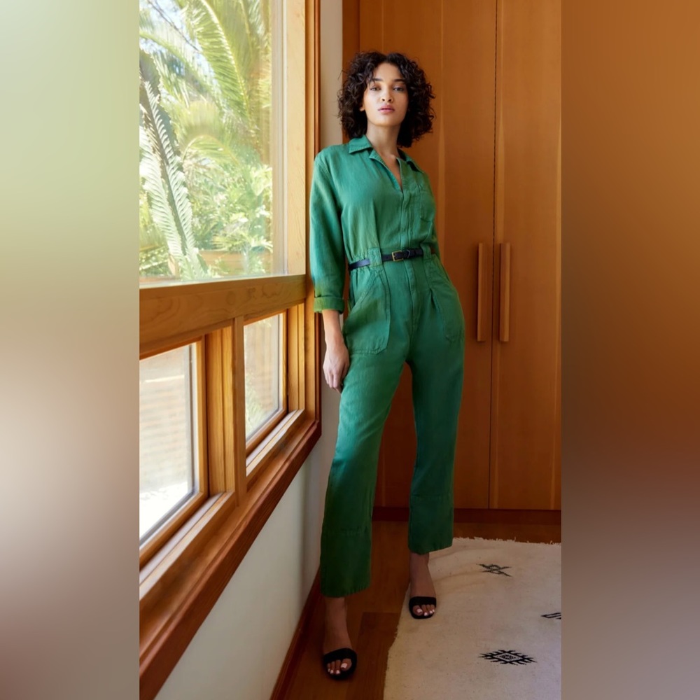 NWT Kingsley Utility Jumpsuit - Juniper